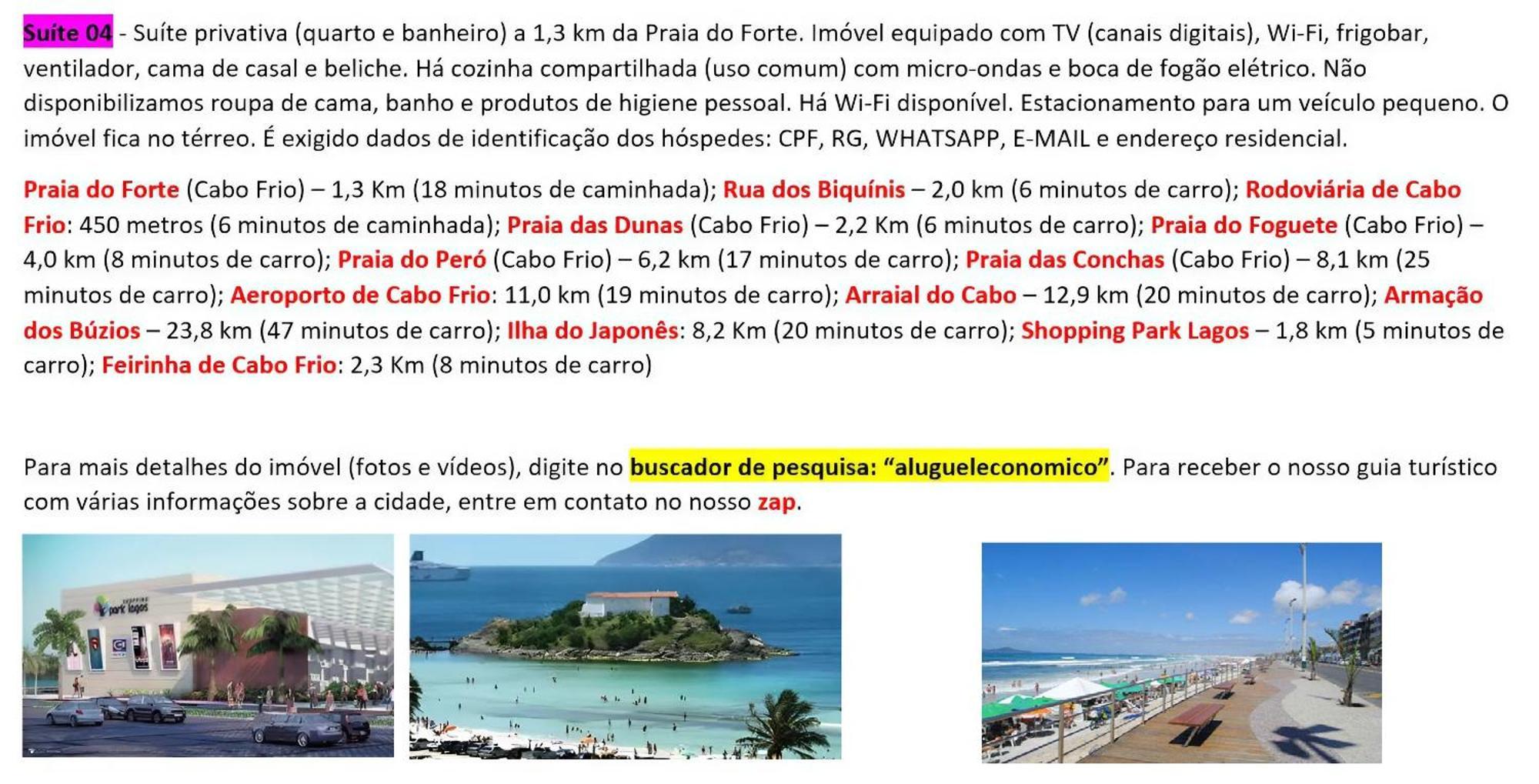 Cabo Frio - Suites - Jardim Flamboyant - Aluguel Economico Extérieur photo